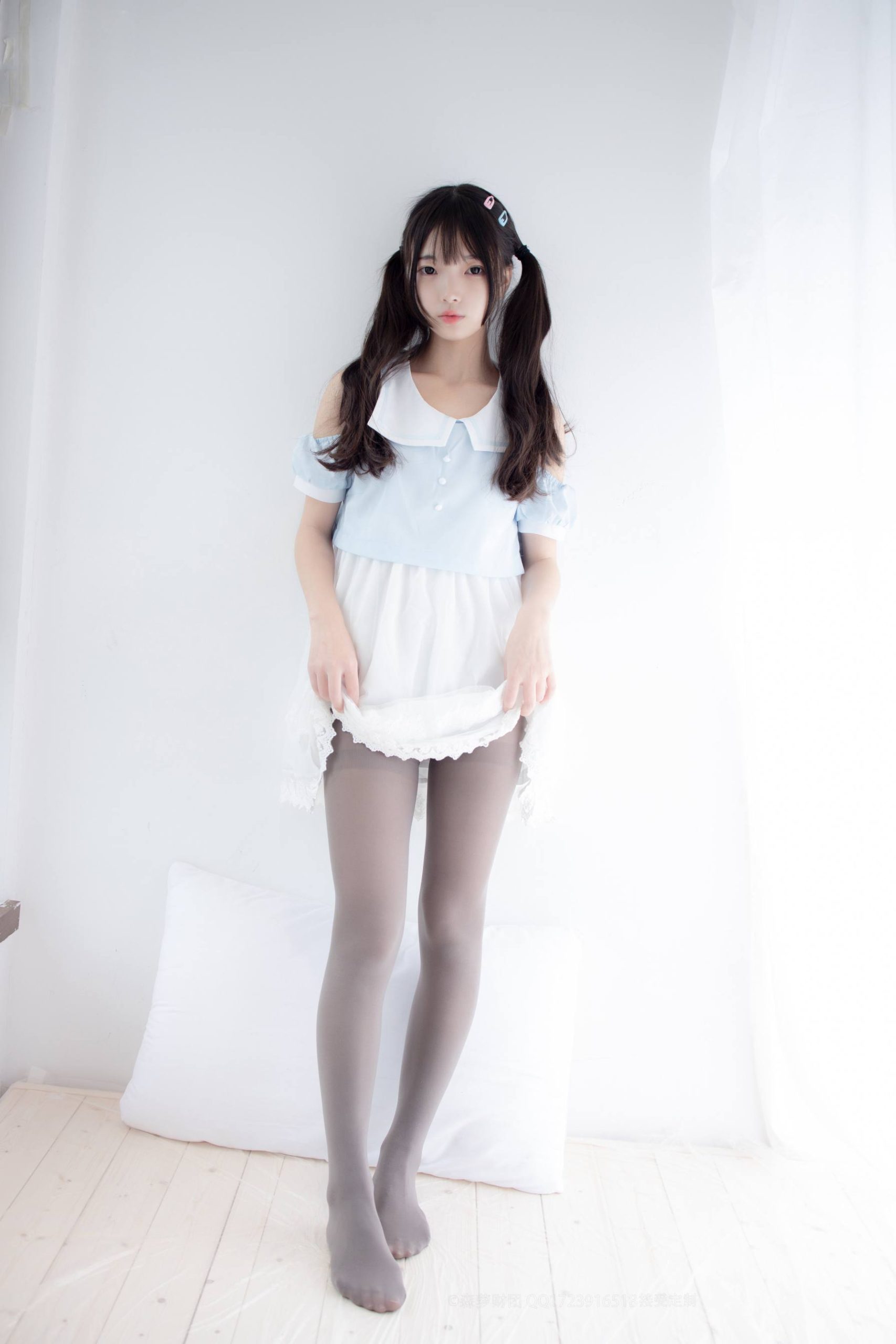 图片[4]-超级甜美的灰丝小姑娘【86P】20005-朵兔兔