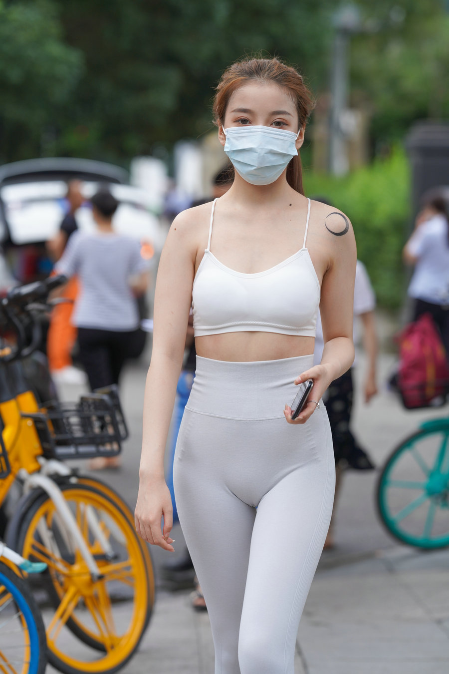 图片[2]-灰色瑜伽裤女孩 J1323 723P4V-17.9GB-朵兔兔