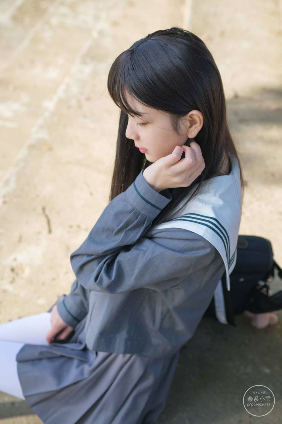 图片[3]-白丝清纯少女真的太可爱了【60P】20001-朵兔兔