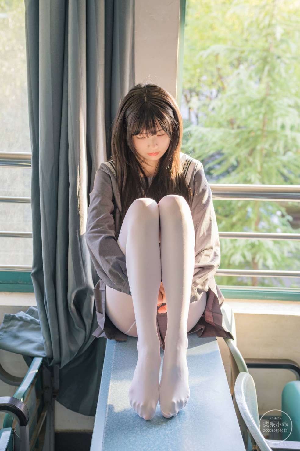 图片[1]-白丝清纯少女真的太可爱了【60P】20001-朵兔兔