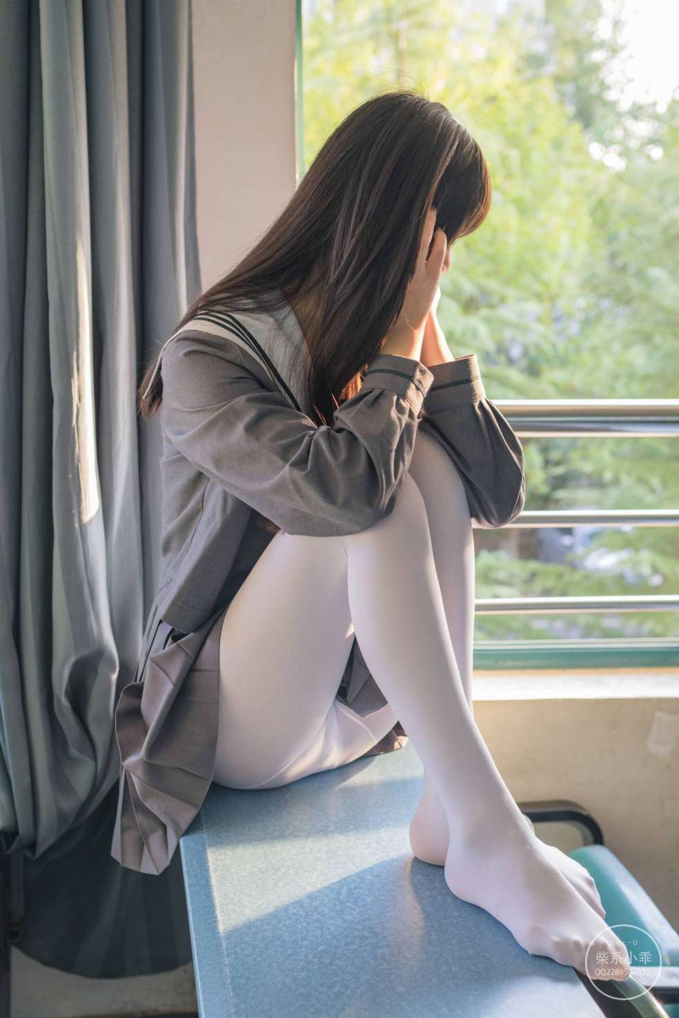 图片[4]-白丝清纯少女真的太可爱了【60P】20001-朵兔兔