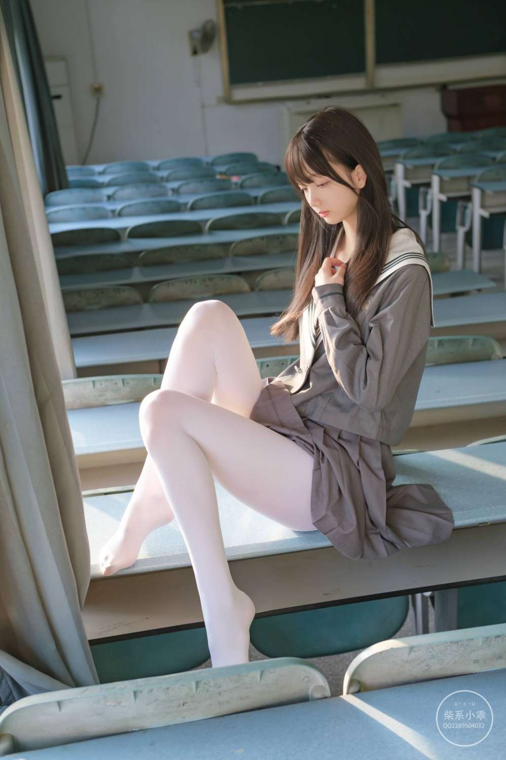 图片[5]-白丝清纯少女真的太可爱了【60P】20001-朵兔兔