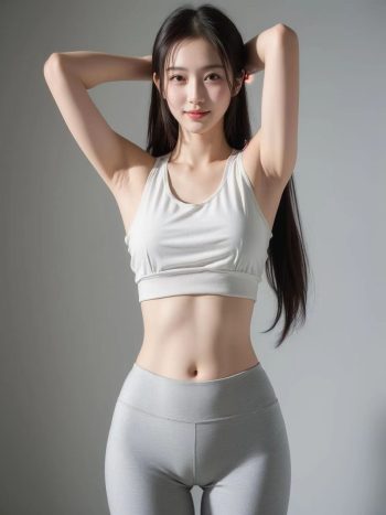 图片[3]-AI瑜伽裤清纯妹子系列图-朵兔兔