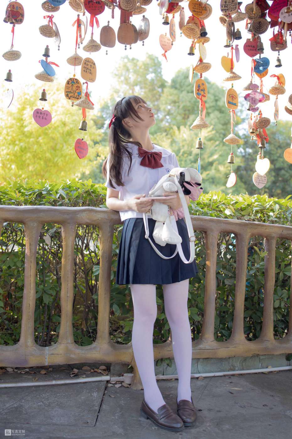 图片[5]-眼神好清澈的双马尾白丝女孩【75P】20019-朵兔兔
