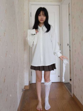 百褶裙可爱又大方的小姑娘【122P】20002-朵兔兔