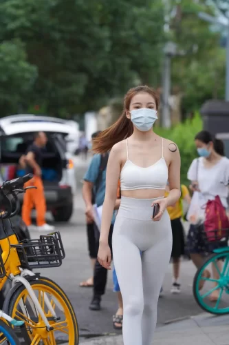 灰色瑜伽裤女孩 J1323 723P4V-17.9GB-朵兔兔