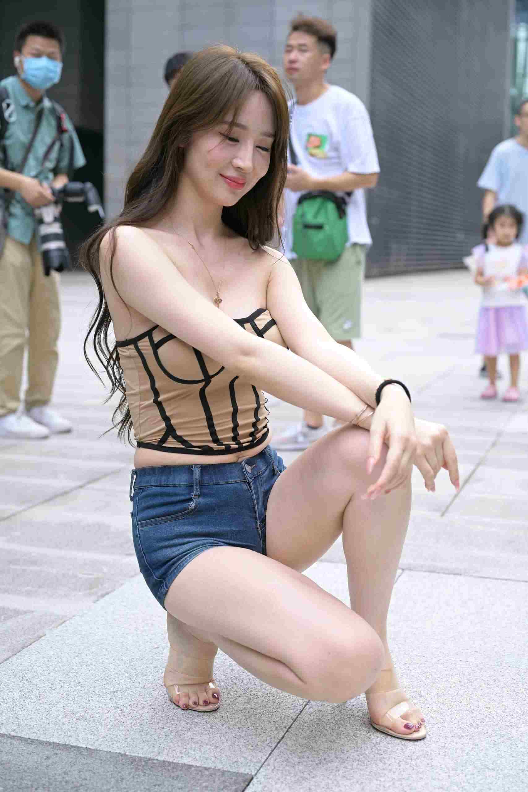 图片[3]-P0297 牛仔短裤温柔姑娘【155P】3.5GB-朵兔兔