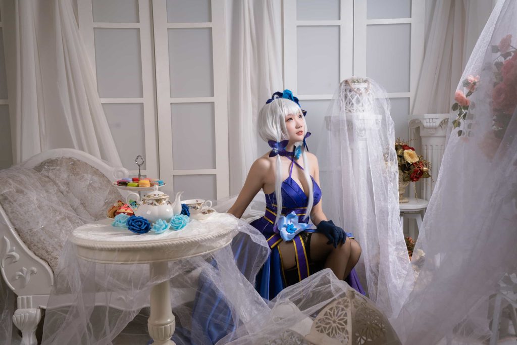 18P瓜希酱 光辉 茶会 Cosplay中国NO.011-朵兔兔