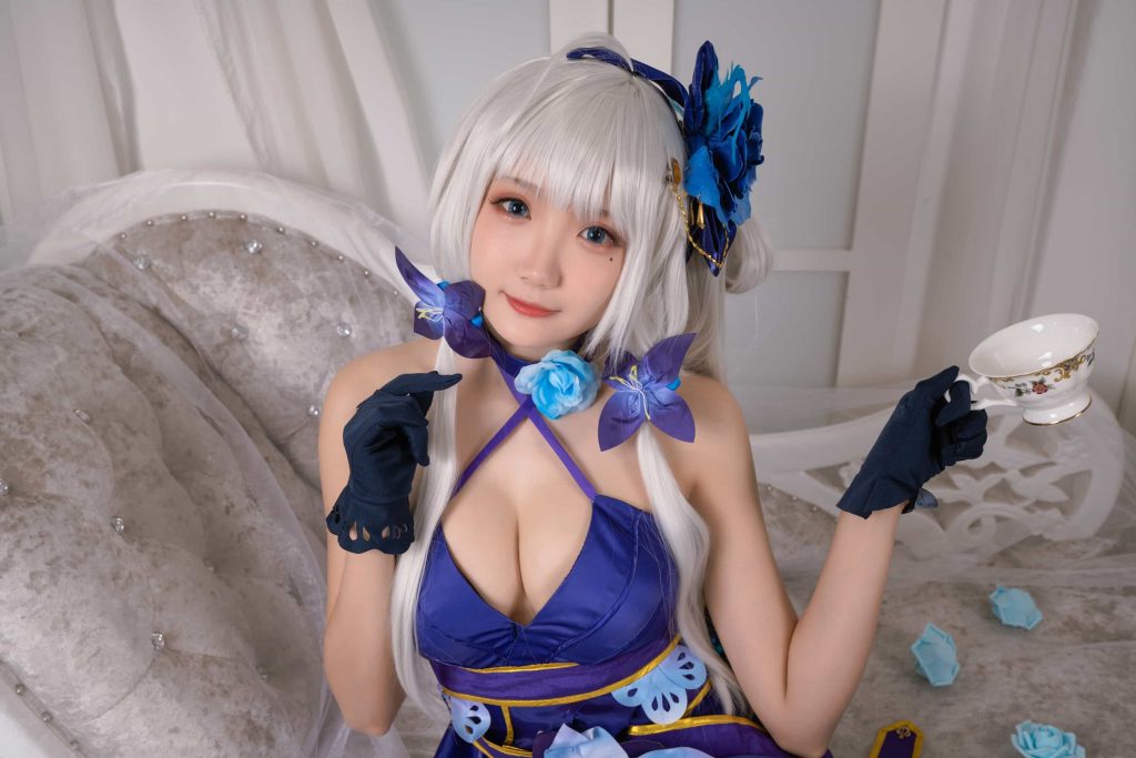 图片[2]-18P瓜希酱 光辉 茶会 Cosplay中国NO.011-朵兔兔