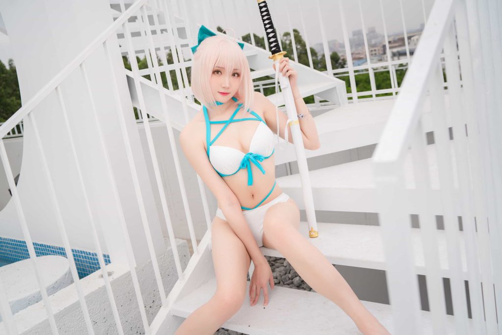 图片[3]-26P瓜希酱 总司水着满破 cosplay福利NO.022-朵兔兔