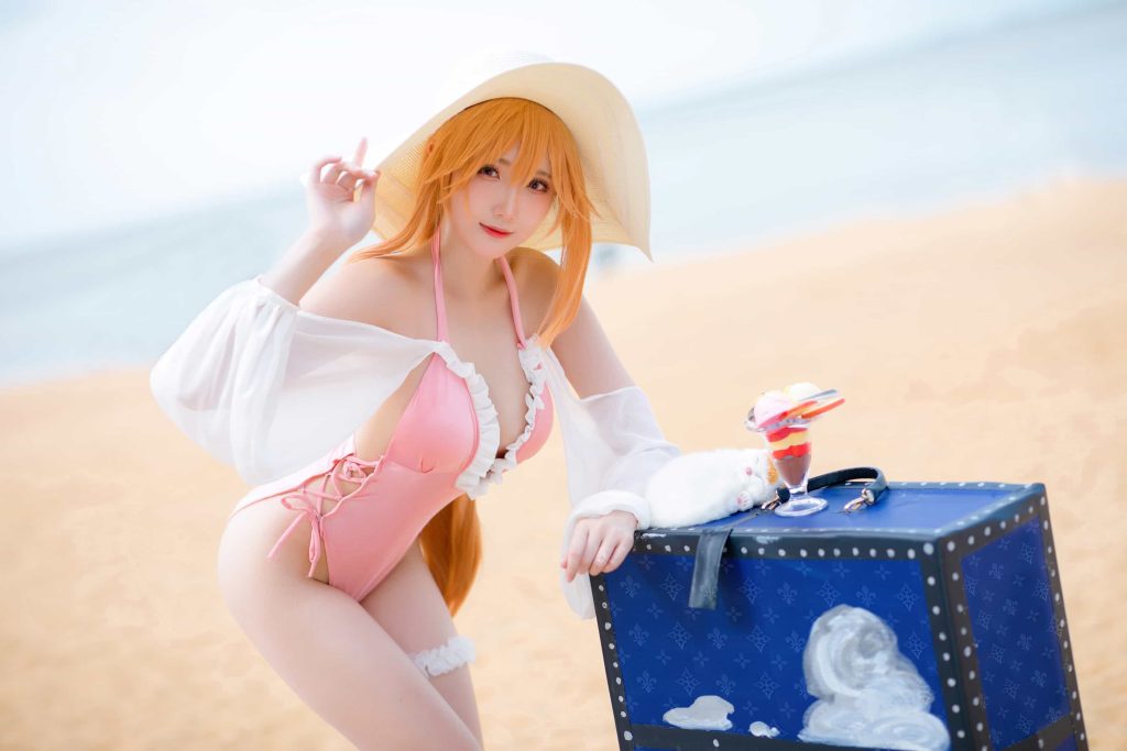 图片[3]-cos屋 32P瓜希酱 黎塞留 沙滩 cosplay二次元NO.031-朵兔兔