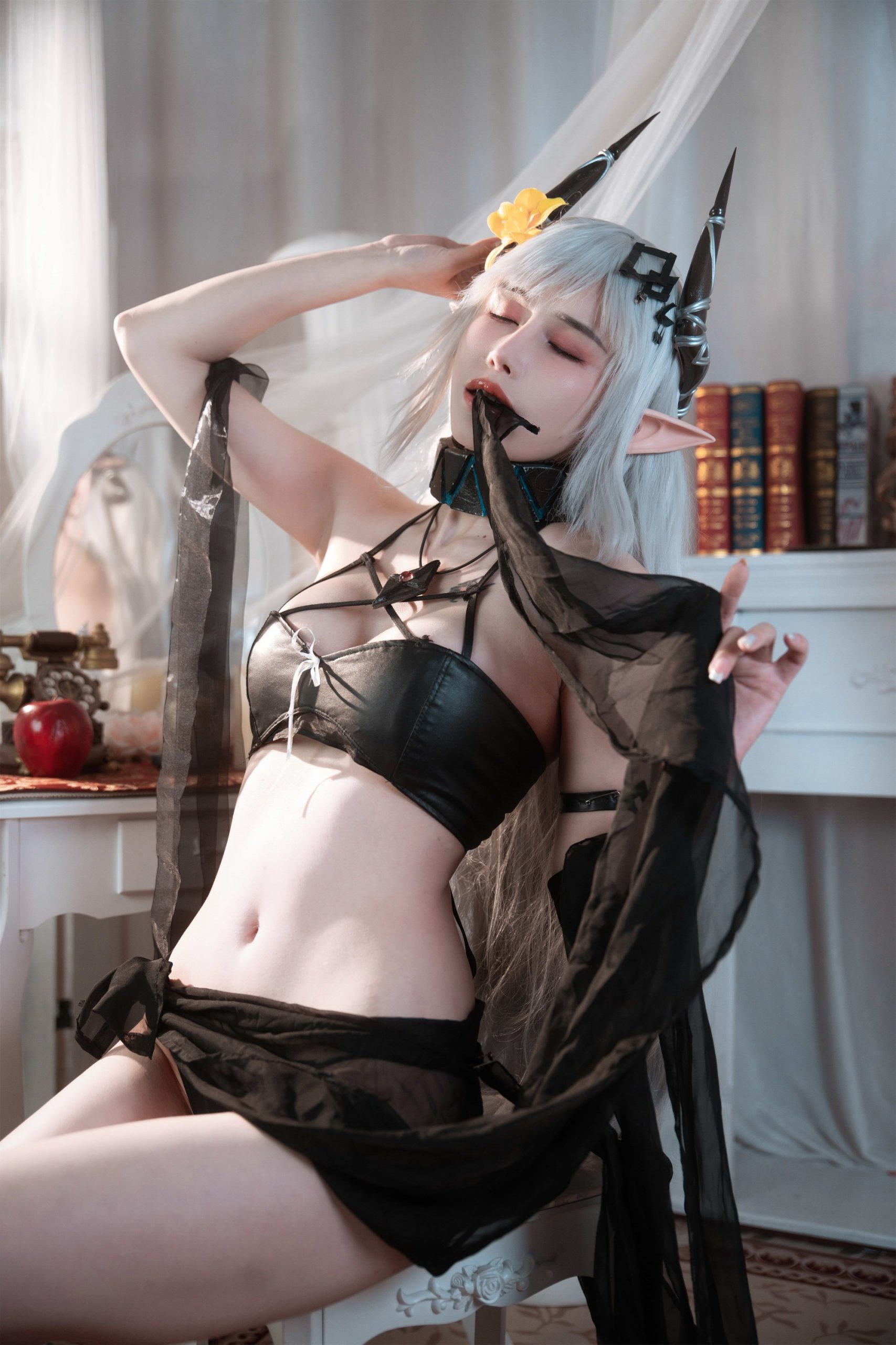 图片[3]-16P鹿八岁baby 明日方舟 泥岩 cosplay二次元NO.048-朵兔兔